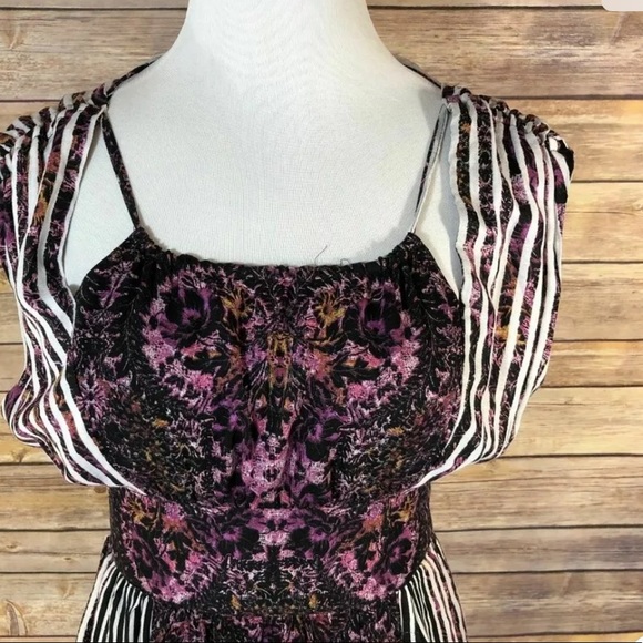 Free People,Mayan Temple Mix Print Maxi, Funky, Fun, Incredible Design, … - Picture 8 of 9